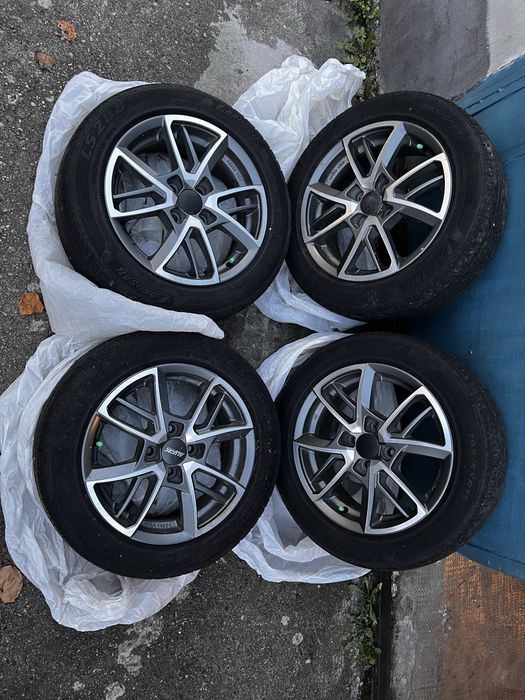 Jante aliaj Alutec R15 + anvelope vara 195/55/R15 – set 4 buc