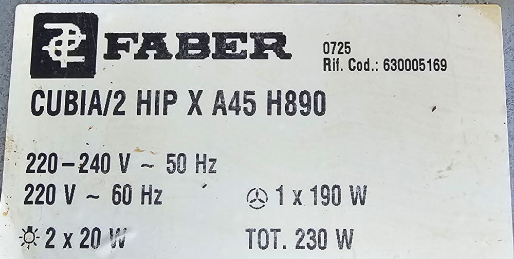 Итальянска аспиратор "FABER".