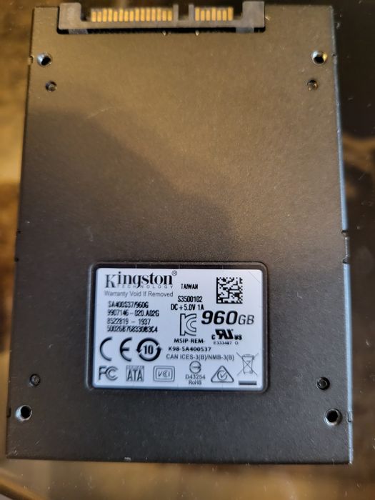 Vând Solid State Drive (SSD) Kingston A400, 960GB, 2.5", SATA III