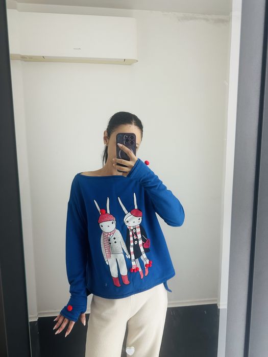 Блуза с камъки Swarovski