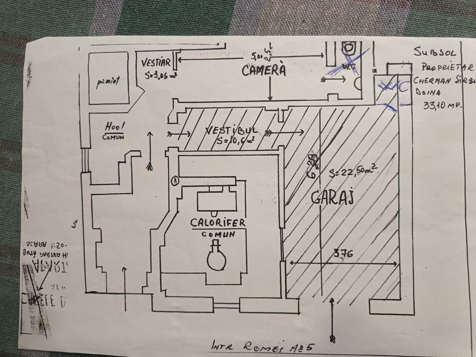 Vând drepturi litigioase ale unui garaj pe intrarea Roma