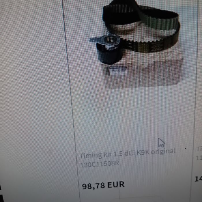 Обтегач на ангренажен ремък за рено и дачия 1.5 дизел