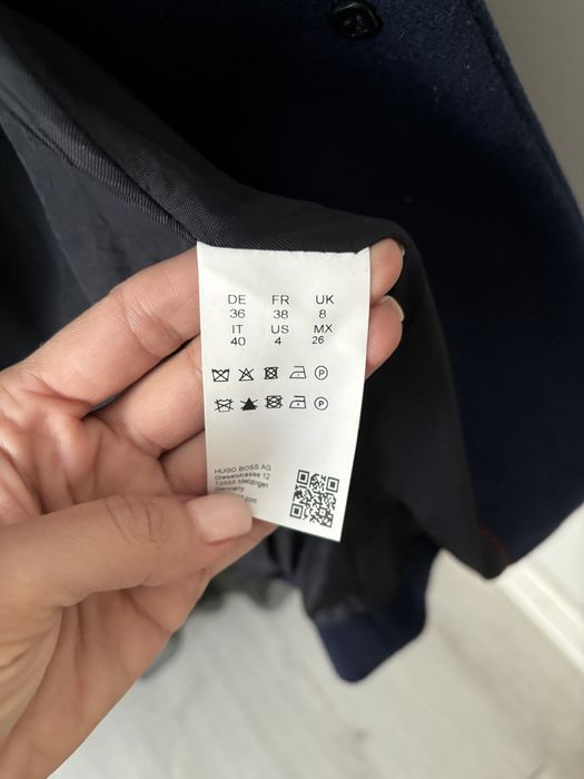 Палто HUGO със вълна