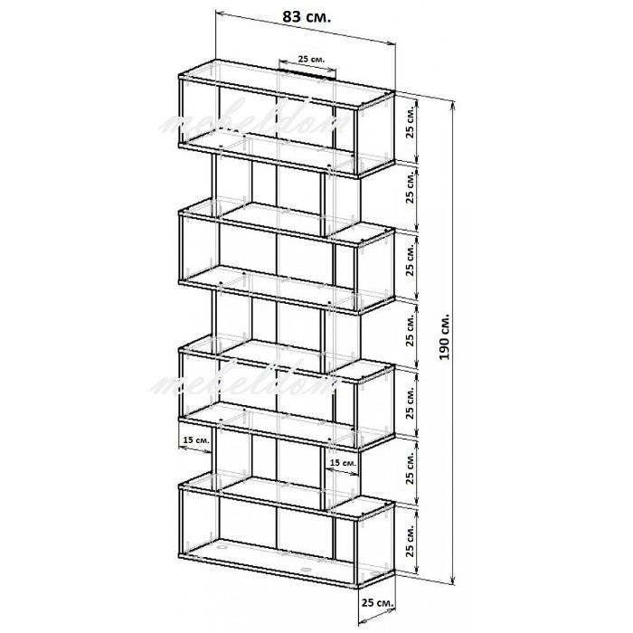 Етажерка,стелаж,библиотека(код-0544)