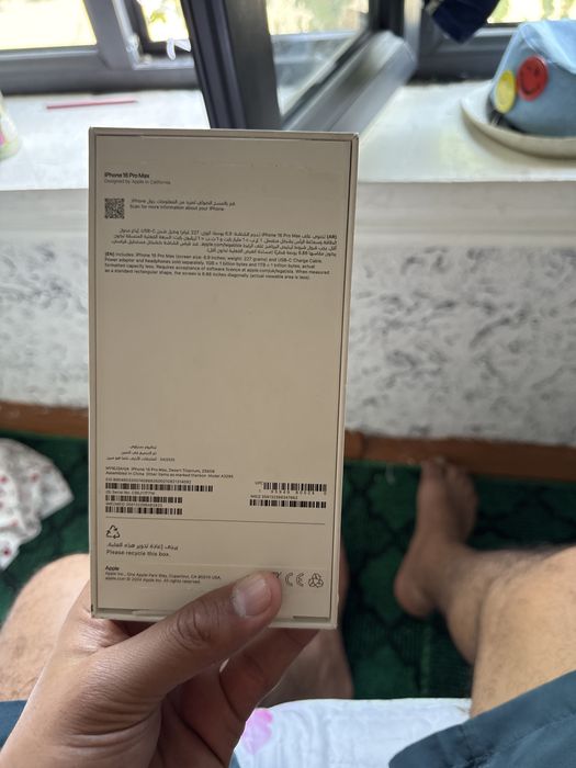 Apple 16 pro max karobkadan ochganimga xali 15 kun buldi