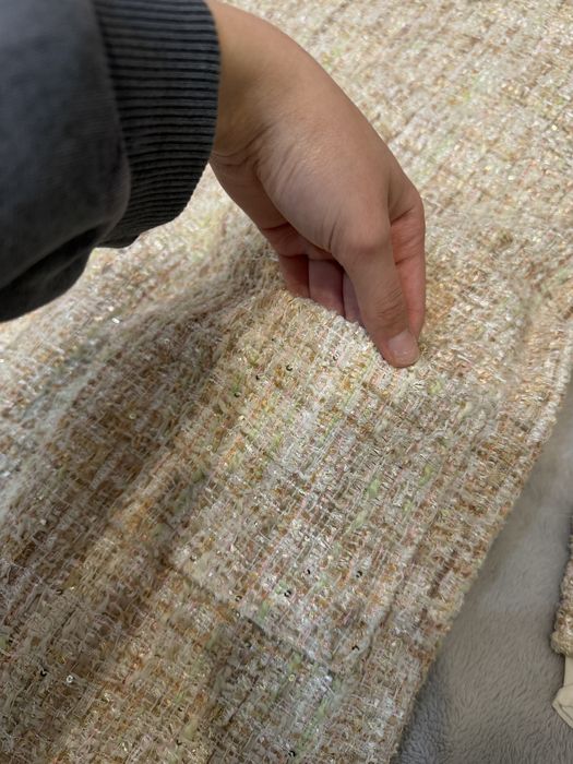 Платье твидовое