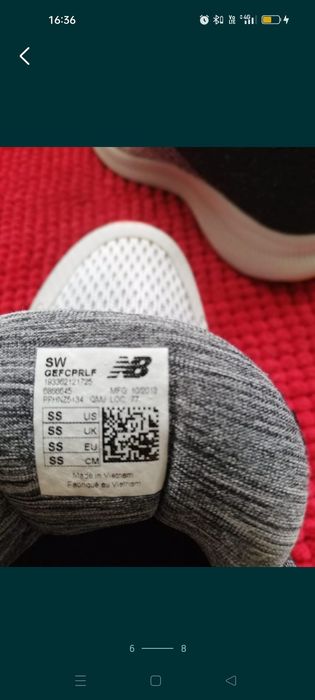 Adidași New Balance nr 37 damă