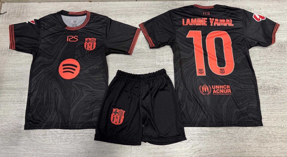 Ламин Ямал  детски екипи в 6 цвята титулярни и резервни Барселона ново