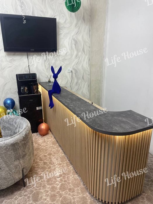 MDFdan qabylhona mebell, мебель для ресепшн из МДФ