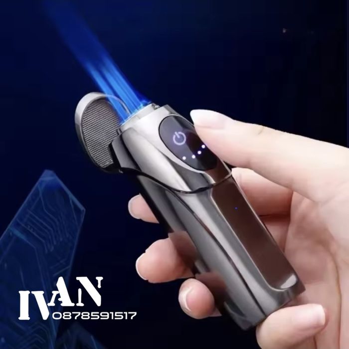 Сензорна запалка за пури с троен джет  Jobon