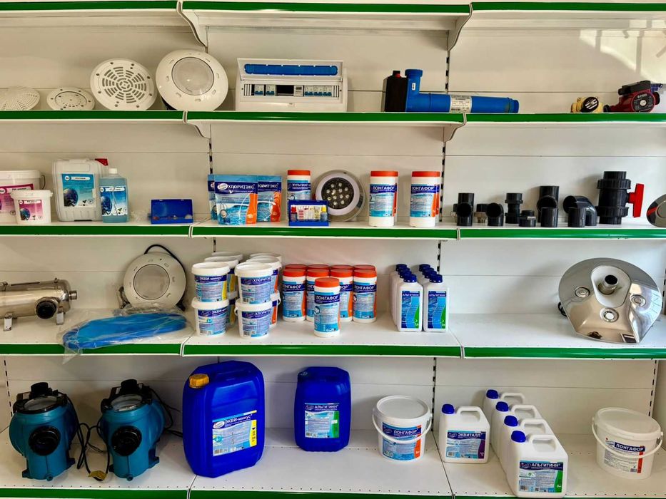 Хлор, Альгицид, Химия для бассейна