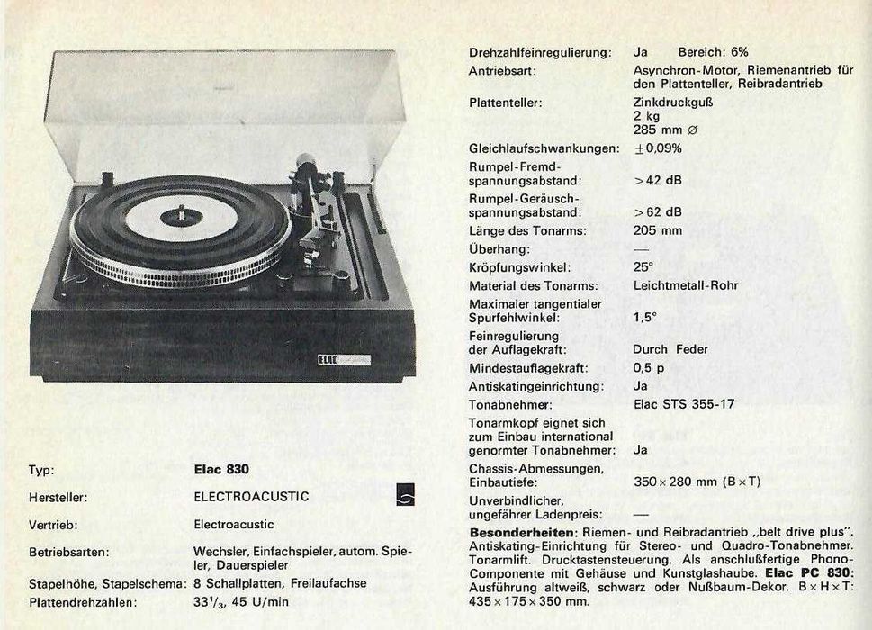 Jucarii - pickup ELAC 830