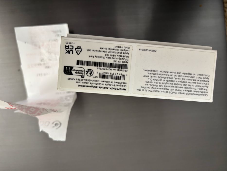 AirPods 3 оригинални Apple с кутия от Технополис