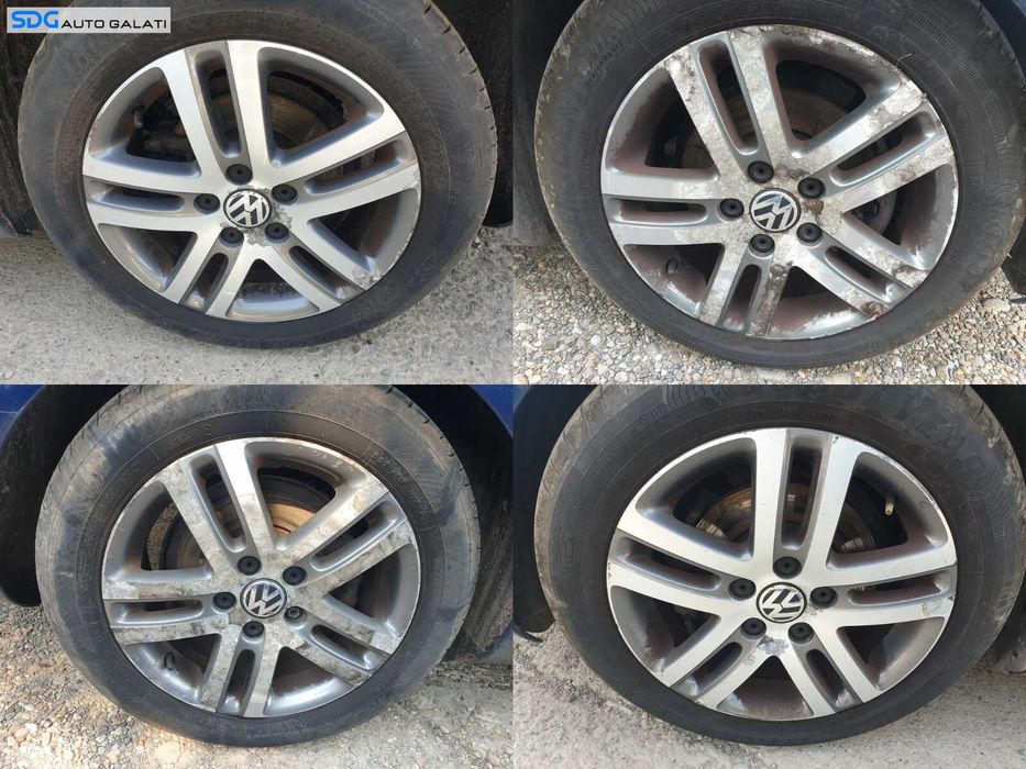Set 4 Jante Roti Aliaj 205 55 16 R16 5x112 Volkswagen Tiguan 2007 - 2015 [C1497]