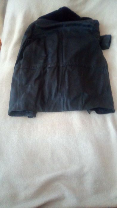Кожена шуба размер 2XL