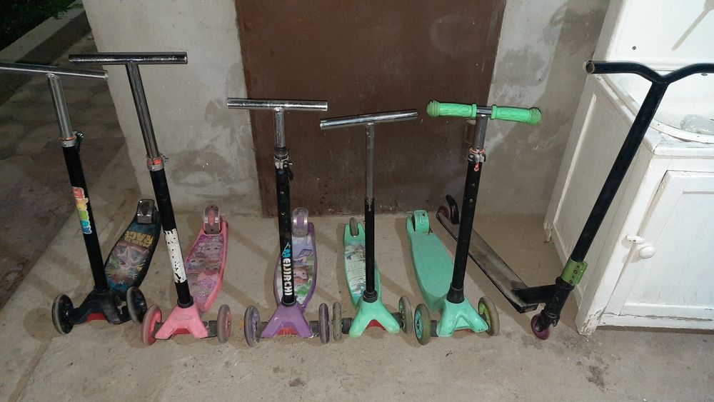 Продам детские самокаты и велосидеды