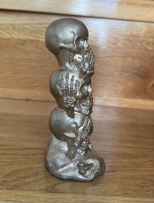 Statue craniu, auriu 14 cm