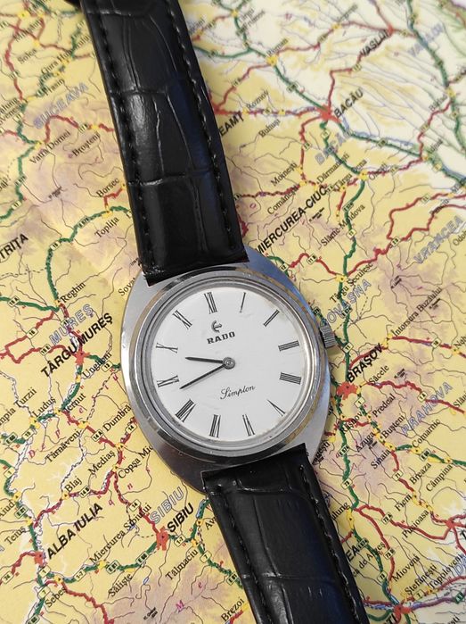Ceas RADO Simplon vintage - mecanic, 17 rubine, functional