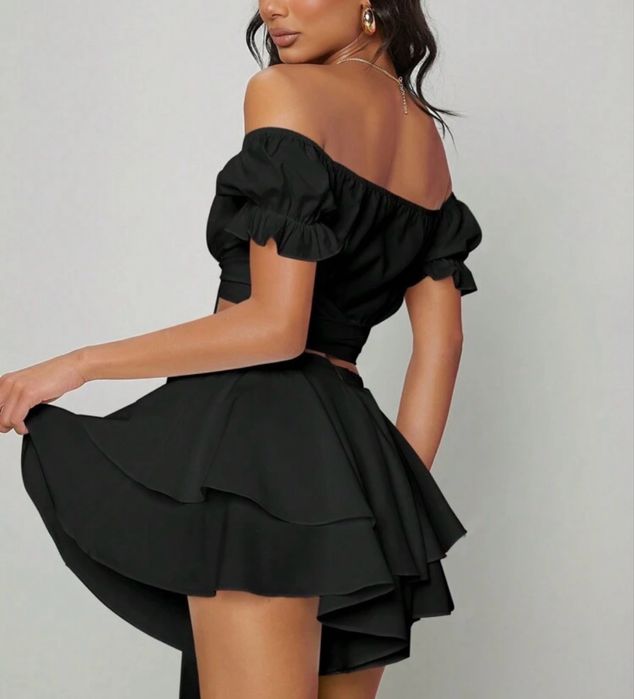 Shein черен сет S