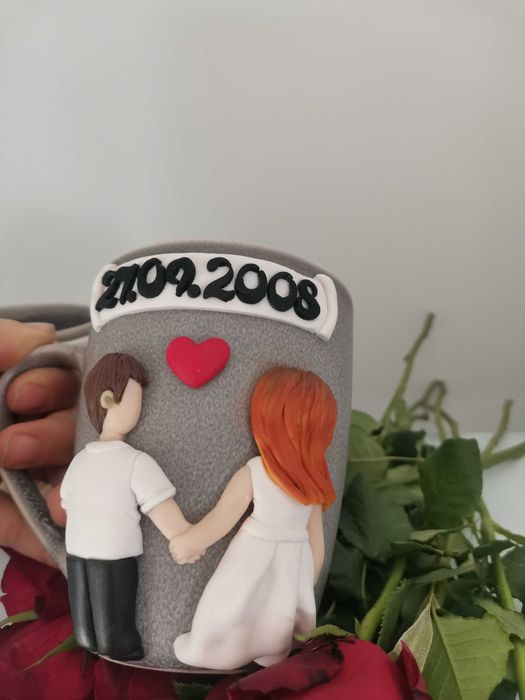 Cana personalizata aniversare cuplu