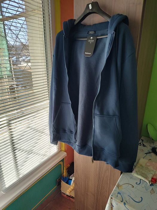 Мъжки суичър тъмно син