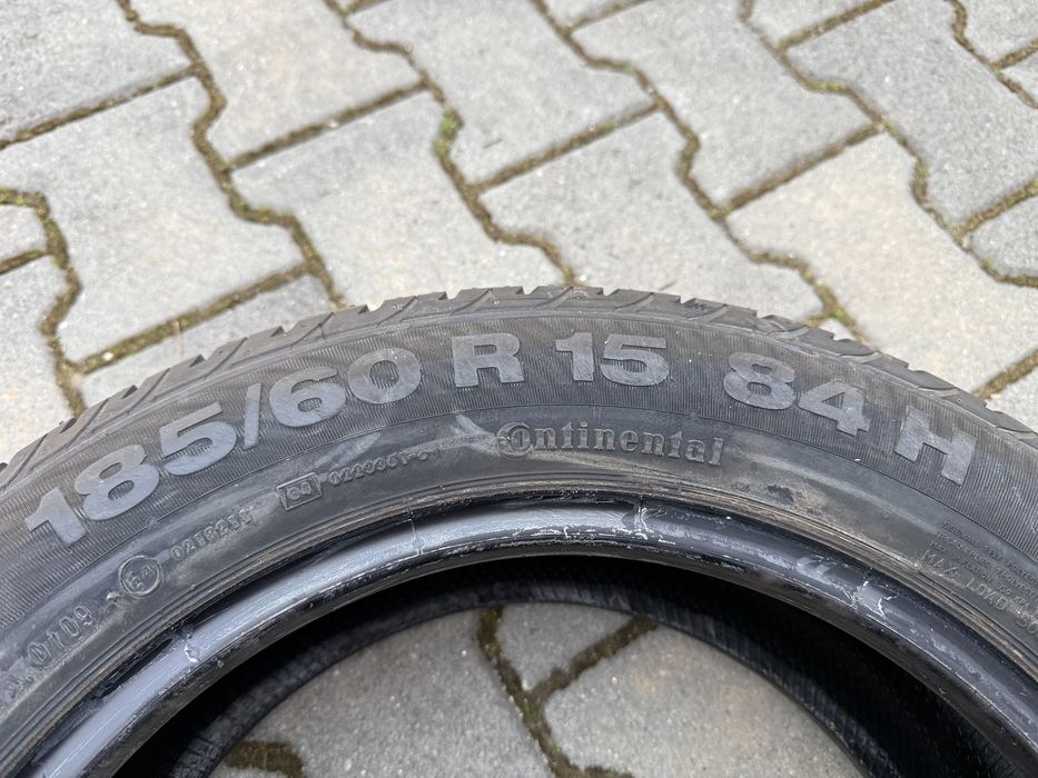2бр. ЧИСТО НОВИ Летни Гуми 185/60R/15 -CONTINENTAL- DOT:0109