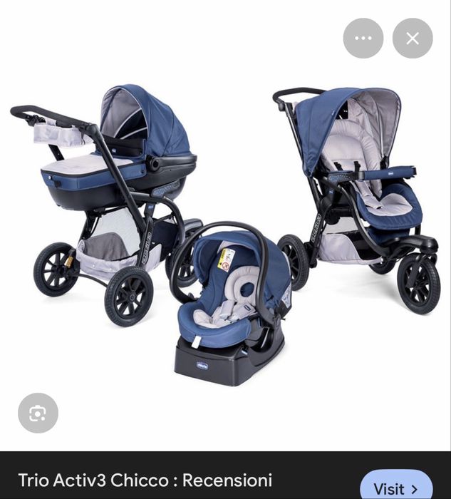 Carucior Chicco Trio Activ3 Car Kit