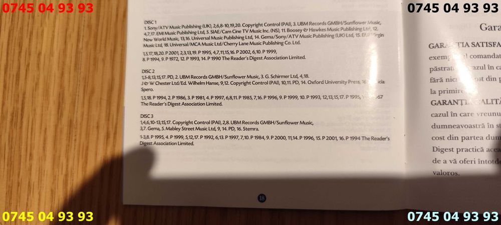 muzica cantece Ambiental 3CD originale