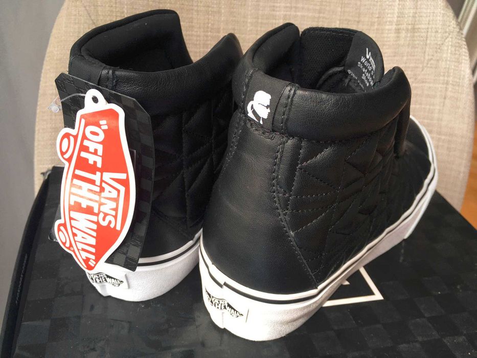 VANS X KARL LAGERFELD модел SK8-HI кецове, нови, в кутия, 38 номер