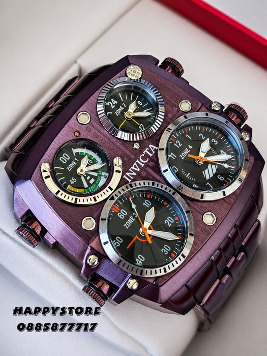 INVICTA Purple 54 mm, Инвикта нов мъжки часовник