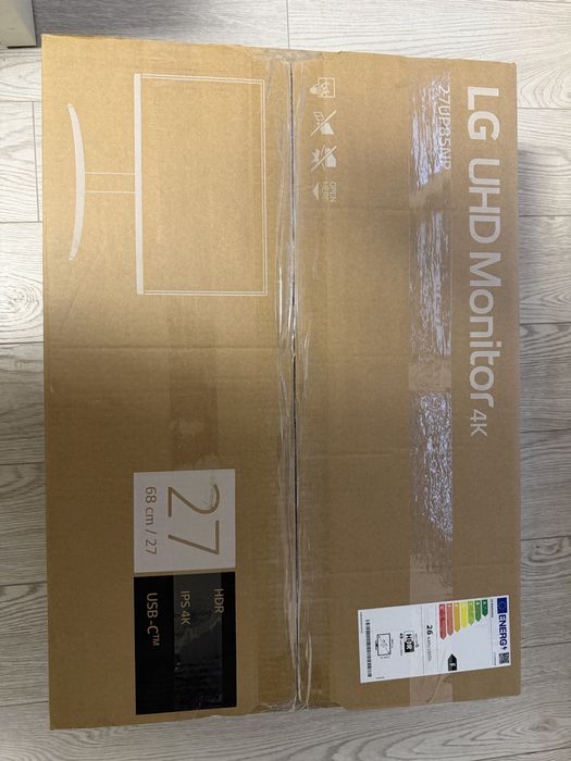 LG 27UP85NP-W, 27", IPS 4K, 60HZ, USB-C (90W), 5ms, HDR10