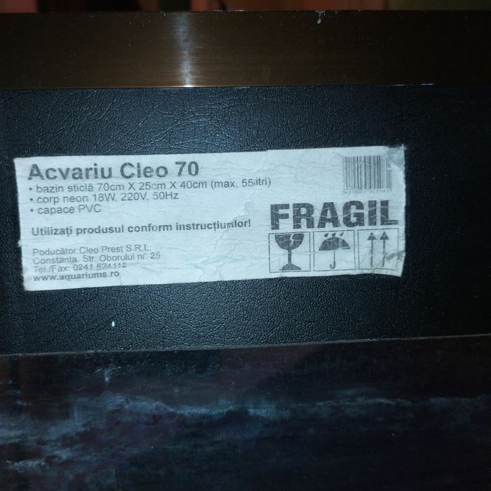 Acvariu Cleo 70cm.