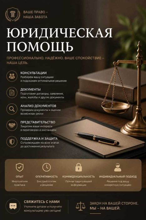 Юридические услуги в Астане