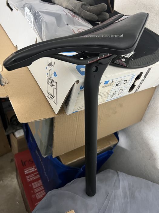 Карбоново колче + карбонова седалка 27.2ф