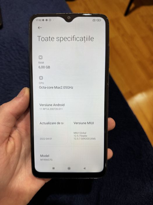 Vand Xiaomi Redmi Note 8 Pro