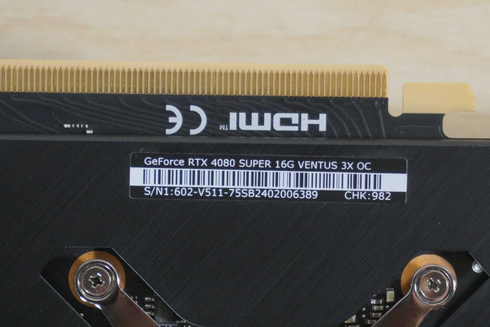 RTX 4080 Super 16GB MSI Ventus Nvidia GPU видеокарта /вкл. ДДС