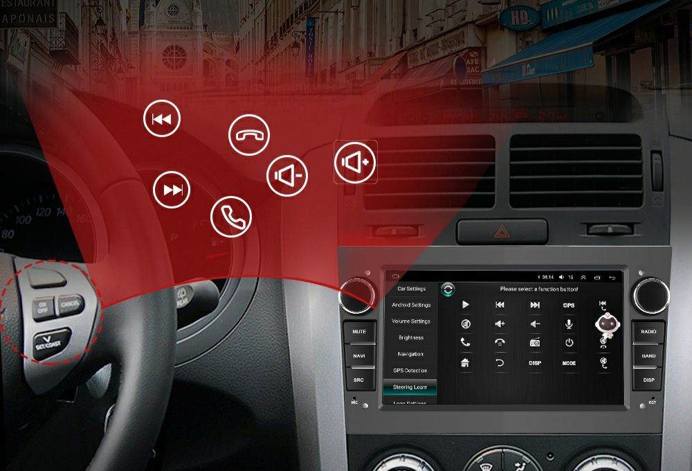Navigatie Android dedicata OPEL Astra H, Corsa, Vectra, Antara, Zafira