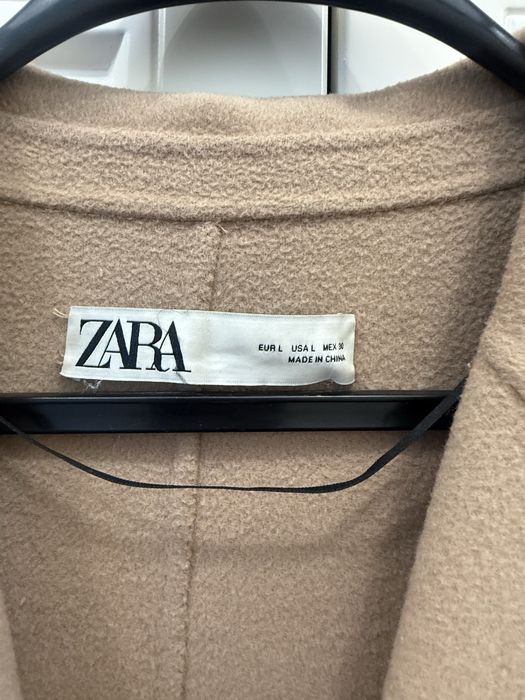 Пальто Zara с содержанием шерсти