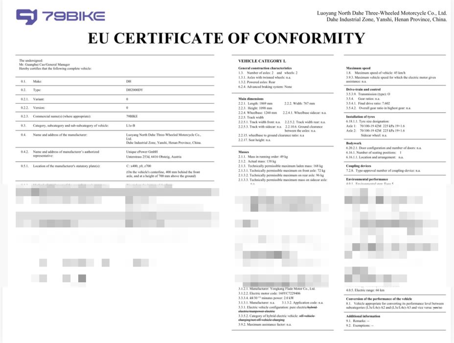 79Bike Falcon Pro  Road Legal  НОВ ВНОС