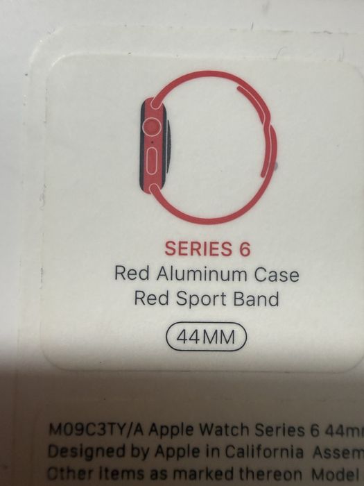 Apple watch series 6 44 mm Red edition