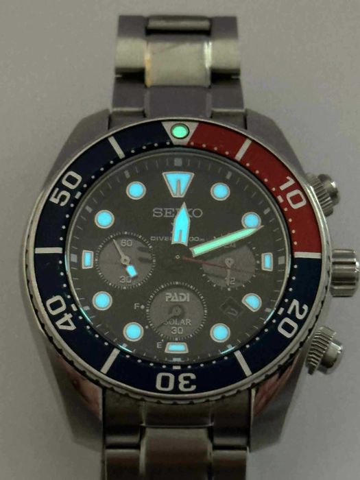 Часовник Seiko Prospex Padi Special Edition 44.5mm Chronograph Solar