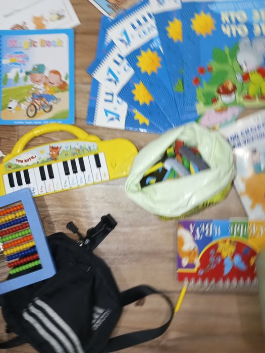 Развивающие игрушки, книжки