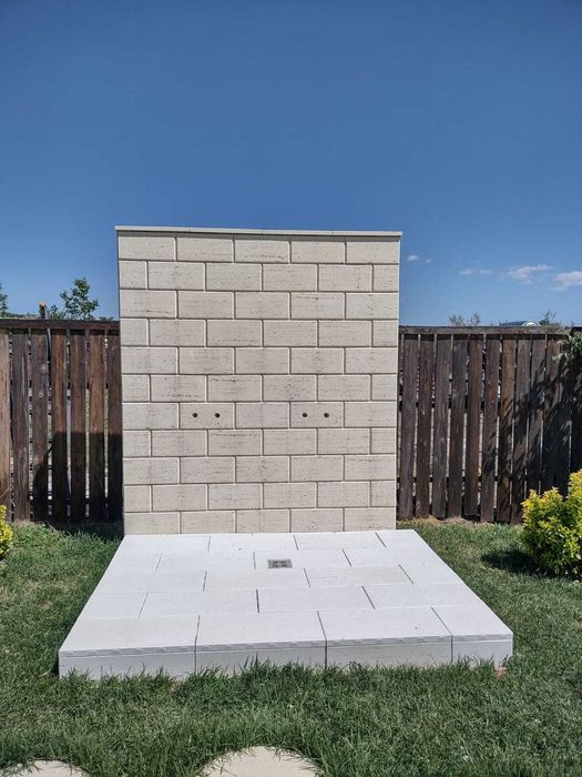 Placaj travertin,compozit 50x20x2;40x20x2 vein-cut