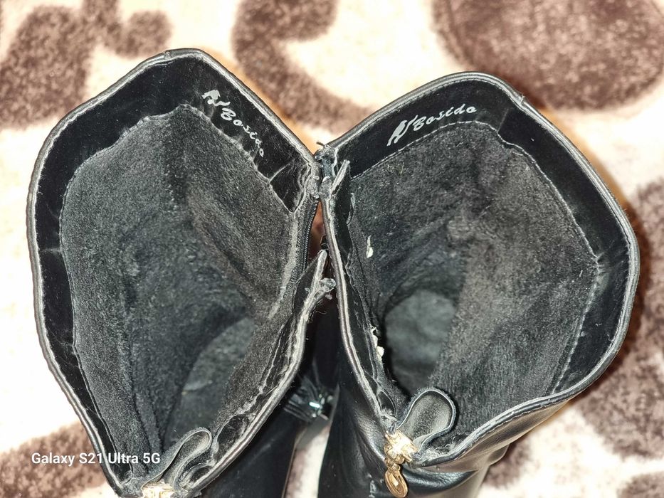 Дамски Боти Кожа 39