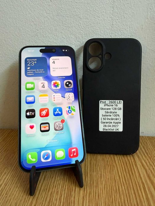iPhone 16 - 128 GB 100% - MMC Mobile Amanet