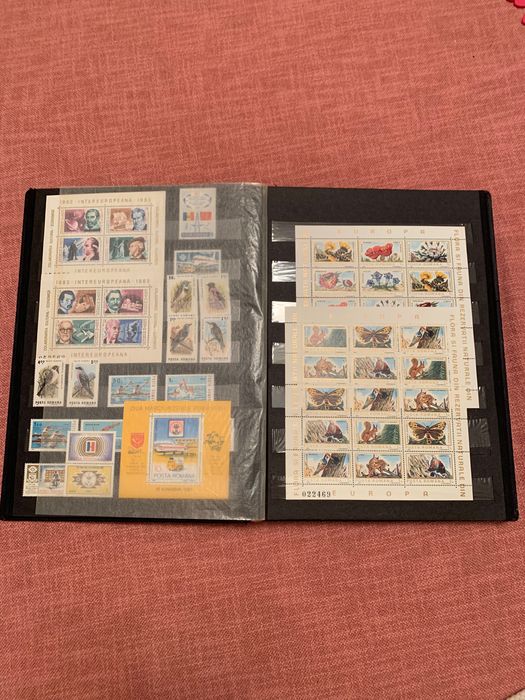 Album filatelic România neștampilate 1982-1986