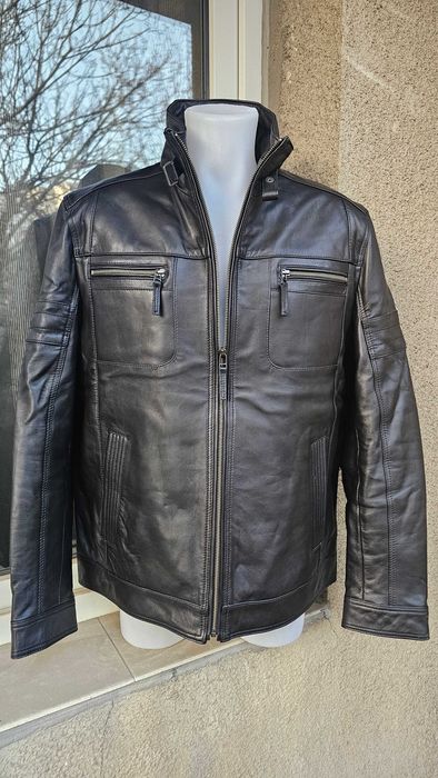 Мъжко кожено яке от естествена кожа - размер L