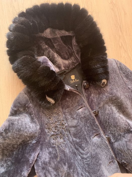 Шуба из мутона новая