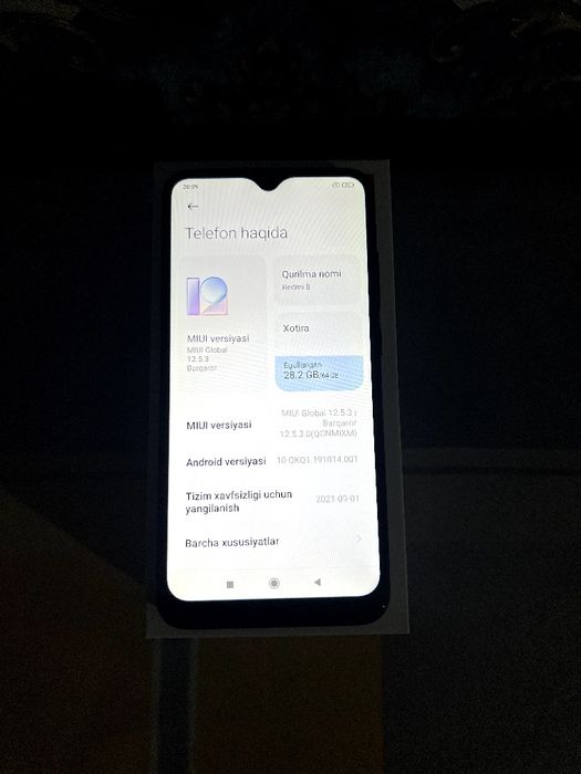 Redmi 8 ideal holatda