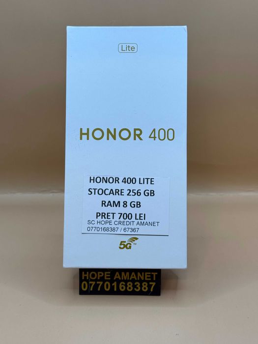 Hope Amanet P4 / HONOR 400 LITE 256 GB 8 RAM
